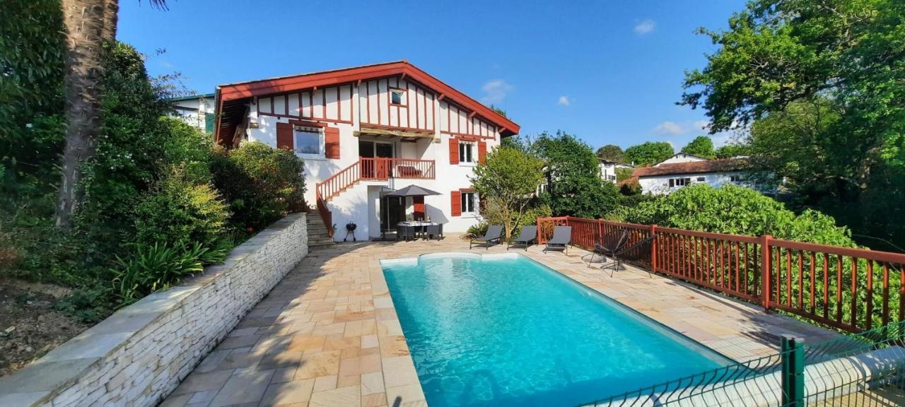 Chambre D'Hotes Avec Piscine Au Calme Dans Maison Basque Ascain Exteriér fotografie